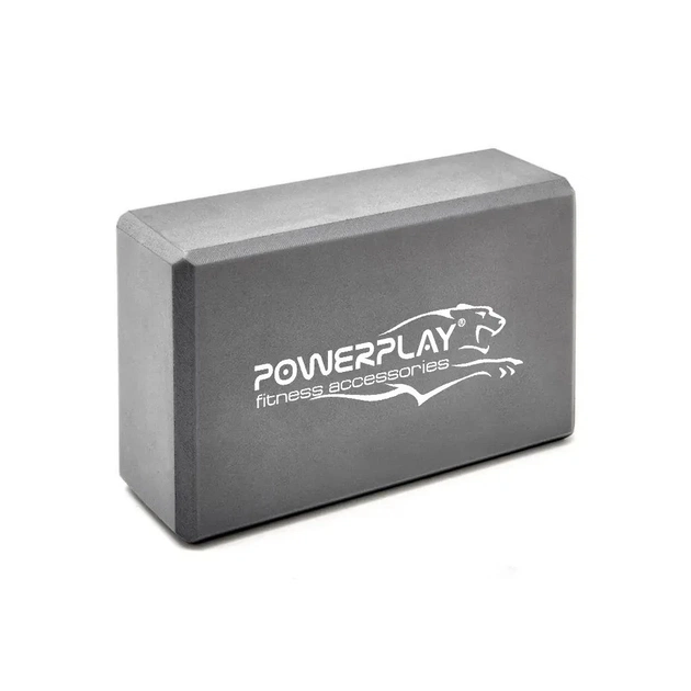 Блок для йоги PowerPlay Yoga Brick EVA 2 шт Сірі (PP_4006_Grey_2in) - picture 4