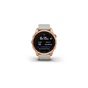 Смарт-годинник Garmin fenix 7S Sol, Rose Gold w/ Light Sand Band, GPS (010-02539-11) - зменшене зображення 9