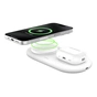 Зарядний пристрій Belkin 2in1 15W Pad Qi2 white (WIZ021VFWH) - зменшене зображення 3