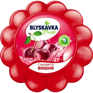 Освіжувач повітря Blyskavka Fresh Гелевий Соковита вишня 150 мл (4820214190627) зображення 1