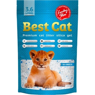 Наповнювач для туалету Best Cat Силікагелевий Blue 3.6 л (4820281500305) зображення 1