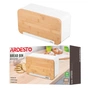 Хлібниця Ardesto Midori 33х13х18см, метал, бамбук, білий (AR0914WB) - зменшене зображення 12