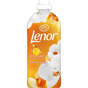 Кондиціонер для білизни Lenor Ванільна орхідея та золотий бурштин 1200 мл (8006540901687) зображення 1