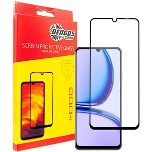 Скло захисне Dengos Realme C53 (black) (TGFG-339) зображення 1