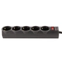 Мережевий фільтр живлення LogicPower LP-X5 PREMIUM, 3m black (9584) - зменшене зображення 2