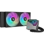 Система рідинного охолодження Deepcool LT240 ARGB Black (R-LT240-BKAMNC-G-1) - зменшене зображення 1