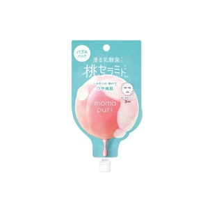 Маска для обличчя BCL Momo Puri Peach Fresh Bubble Rinse Mask 20 мл (4515061089681) зображення 1