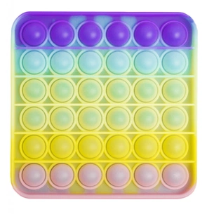 Антистрес Sibelly антистрес Pop It Square Glow in Dark (SB-PPIT-SQL-GD) изображение 1