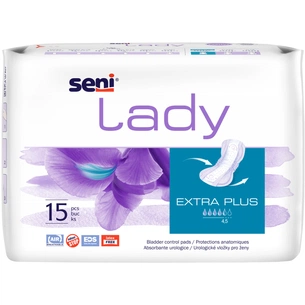 Урологічні прокладки Seni Lady Extra Plus 15 шт. (5900516699130) зображення 1