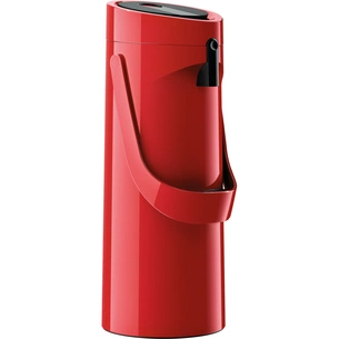 Термос Tefal Ponza Pump, 1.9л, пластик, скло, червоний (K3140314) зображення 1