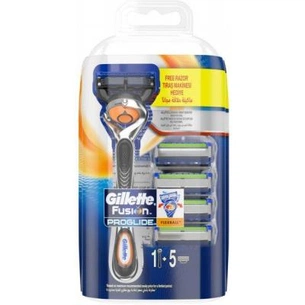 Набір для гоління Gillette Fusion Proglide + сменные картриджи 5 шт (7702018412112) зображення 1