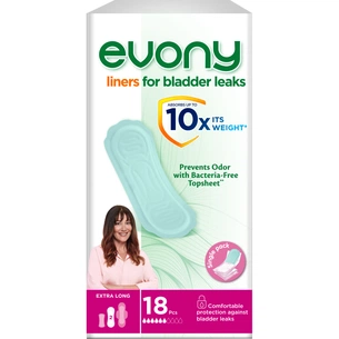 Урологічні прокладки Evony Extra Long 6 крапель 18 шт. (8690536820238) зображення 1