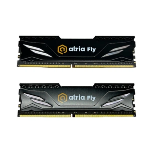 Модуль пам'яті для комп'ютера DDR4 16GB (2x8GB) 3200 MHz Fly Black ATRIA (UAT43200CL18BK2/16) зображення 1