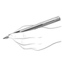 Ручка пір'яна Waterman ALLURE Chrome CT  FP F (13 314) - зменшене зображення 5