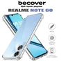 Чохол до мобільного телефона BeCover Anti-Shock Realme Note 60 Clear (713015) - зменшене зображення 4