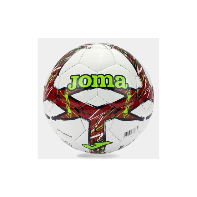 М'яч футбольний Joma Dal III (401412.206) Уні 4 Біло-червоно-салатовий (8445954786730) - picture 1