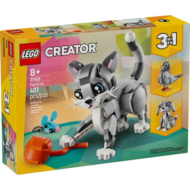 Конструктор LEGO Creator Грайливий кіт (31163) - зображення 1