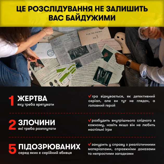 Настольная игра Orner Спаси за три дня (укр.) (orner-2892) - изображение 5