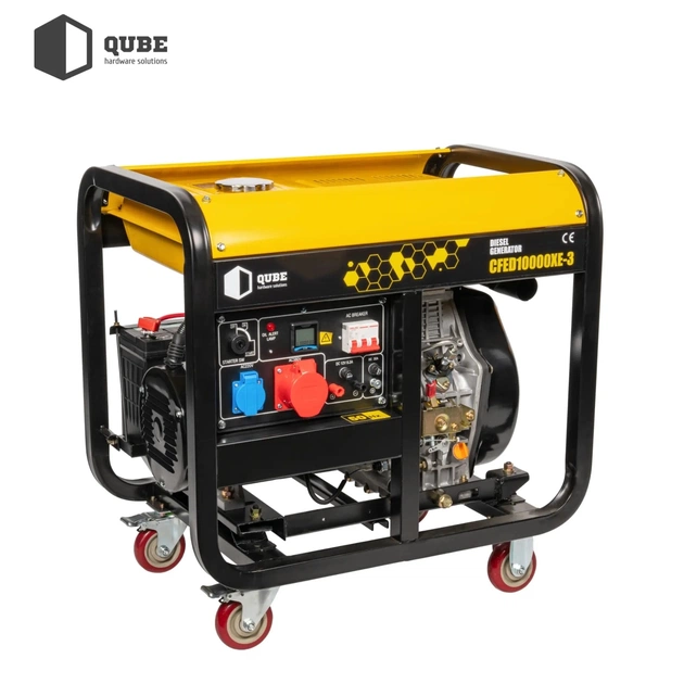 Генератор дизельний Qube QFED10000XE-3 - picture 2