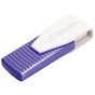 USB флеш накопичувач Verbatim 64GB STORE'N'GO SWIVE VIOLET USB 2.0 (49816) - зменшене зображення 3