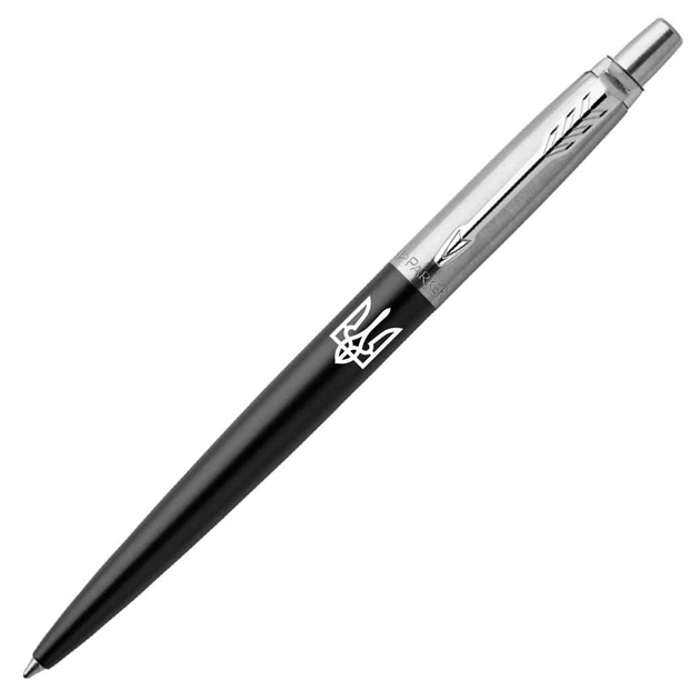 Ручка кулькова Parker JOTTER 17 UKRAINE Bond Street Black CT BP Трезубец (16232_T001w) - зображення 3