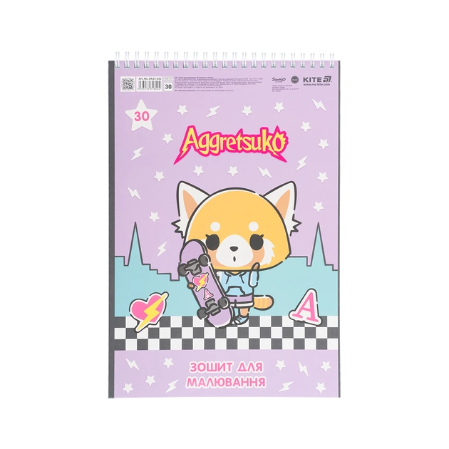 Альбом для малювання Kite Aggretsuko, 30 аркушів (AR25-243) - picture 6