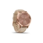 Смарт-годинник Garmin vivomove Luxe, RoseGold, Light Sand, Leather (010-02241-21) - зменшене зображення 3