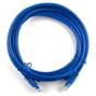 Патч-корд 1м, RJ-45, Cat.5e, CU, мідь, синій Ritar (PCR-CU/1Be / 04270) - зменшене зображення 1