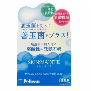 Тверде мило Pelican SKIN:MAINTE Face Wash Soap pH-балансоване Для вмивання обличчя 80 г (4976631481777) зображення 1