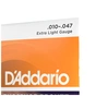 Струни для гітари D'Addario Phosphor Bronze Extra Light (10-47) (EJ15) - зменшене зображення 4