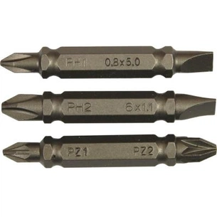 Набір біт Stanley двустор. Ph1-SL5,Ph2-SL6,Pz1-Pz2, 48мм, 3шт. (STA61381) зображення 1