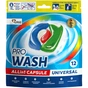 Капсули для прання Pro Wash All in 1 Universal 12 шт. (4260637721969) - зменшене зображення 1