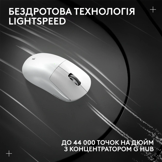 Мышка Logitech G Pro X Superlight 2 Lightspeed Wireless White (910-006638) - изображение 9
