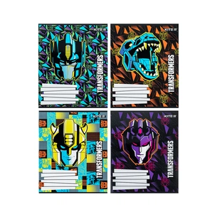 Зошит Kite Transformers 12 аркушів, коса лінія (TF24-235) зображення 1