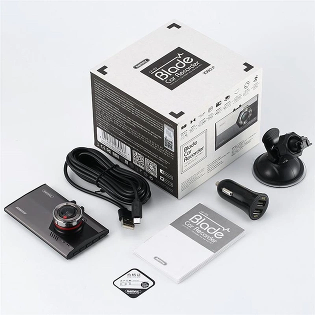 Відеореєстратор Remax CX-05 Car Dash Board Camera Black (6954851289579) - зображення 7