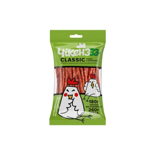 Мʼясні снеки Чікенzzz Кабаноси Classic з м'яса птиці 180 г (4820247143133) зображення 1