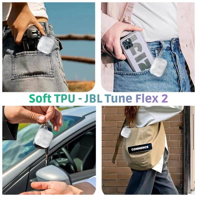 Чохол для навушників BeCover для JBL Tune Flex 2 Transparent (714829) - picture 5