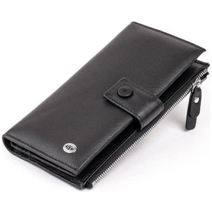 Гаманець ST Leather Шкіряний Чорний (19280) зображення 1