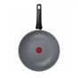Сковорода Tefal ВОК Hard Stone 28 см, алюміній, бакеліт, сірий (D4561932) - зменшене зображення 2