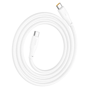 Дата кабель USB-C to USB-C 1.0m 240W TPE X93 white HOCO (6931474790736) зображення 1
