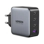 Зарядний пристрій Ugreen 4xUSB 100W (3xUSB-C+USB-A) Gan Tech Fast GAN Charger black CD226 (40747) - уменьшенное изображение 1