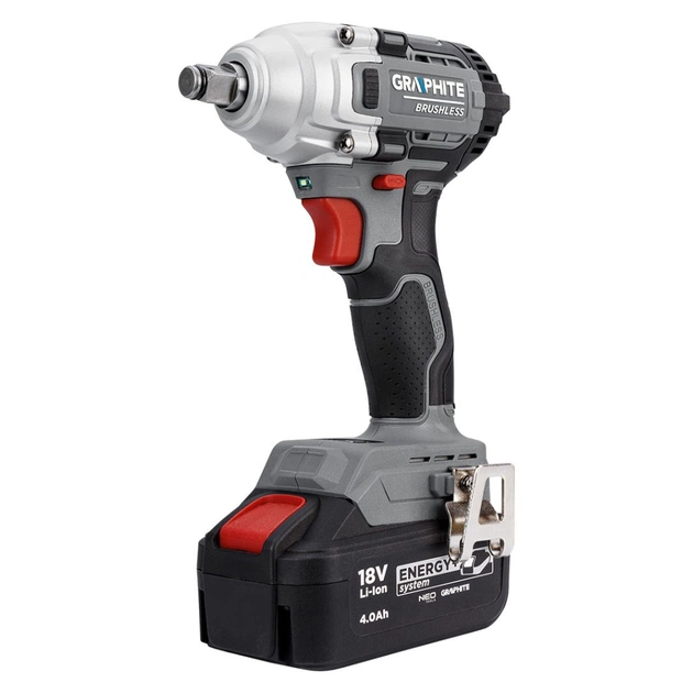 Гайковерт Graphite Energy+ 18V, безщітковий, 2600об/хв, 330Нм, 1/2", 0.9кг (без АКБ та ЗП) (58G028-1) - picture 7