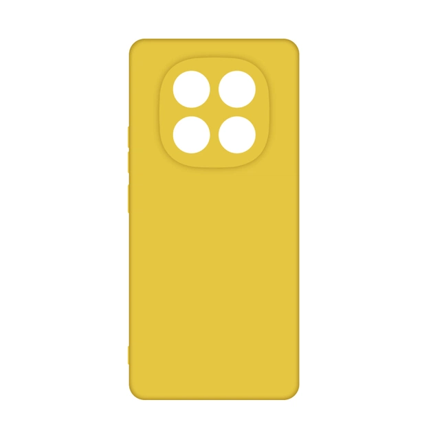 Чохол до мобільного телефона Intaleo Silicone Xiaomi Redmi Note 14 Pro Plus Yellow (1283126617225) - зображення 1
