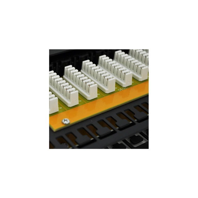 Патч-панель 19" 48xRJ-45 UTP cat. 6, DUAL type, 1U Merlion (ML-2264-CAT.6) - picture 3