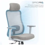Офісне крісло OfficePro Wave OC599-G-G-G (OC599-G-G-G) - зменшене зображення 3