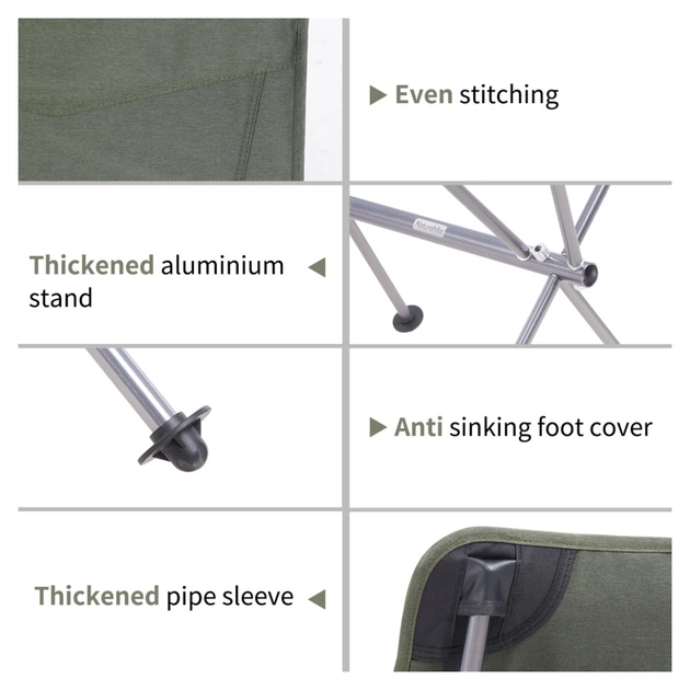 Крісло складане Naturehike CNK2300JU0003, зелене (6976023929472) - picture 8