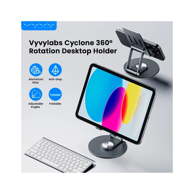 Підставка до планшета Vyvylabs Cyclone 360 Degree Rotation Desktop Holder (VFIRS-01) - picture 5