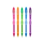 Ручка кулькова Unimax автоматична Aerogrip-3, набір 5 кольорів (асорті) (UX-140-20) - зменшене зображення 1