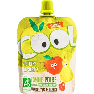 Дитяче пюре Vitabio Cool Fruits органічне з яблуком та грушею 90 г (60418) picture 1