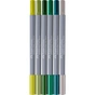 Художній маркер Faber-Castell набір акварельних двосторонніх Goldfaber Aqua Dual Marker Jungle, 6 кольорів (32306) - зменшене зображення 3